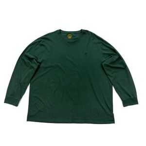 Polo Ralph Lauren Mens 2XL Classic Fit Crewneck Long Sleeve T-Shirt Cotton Green